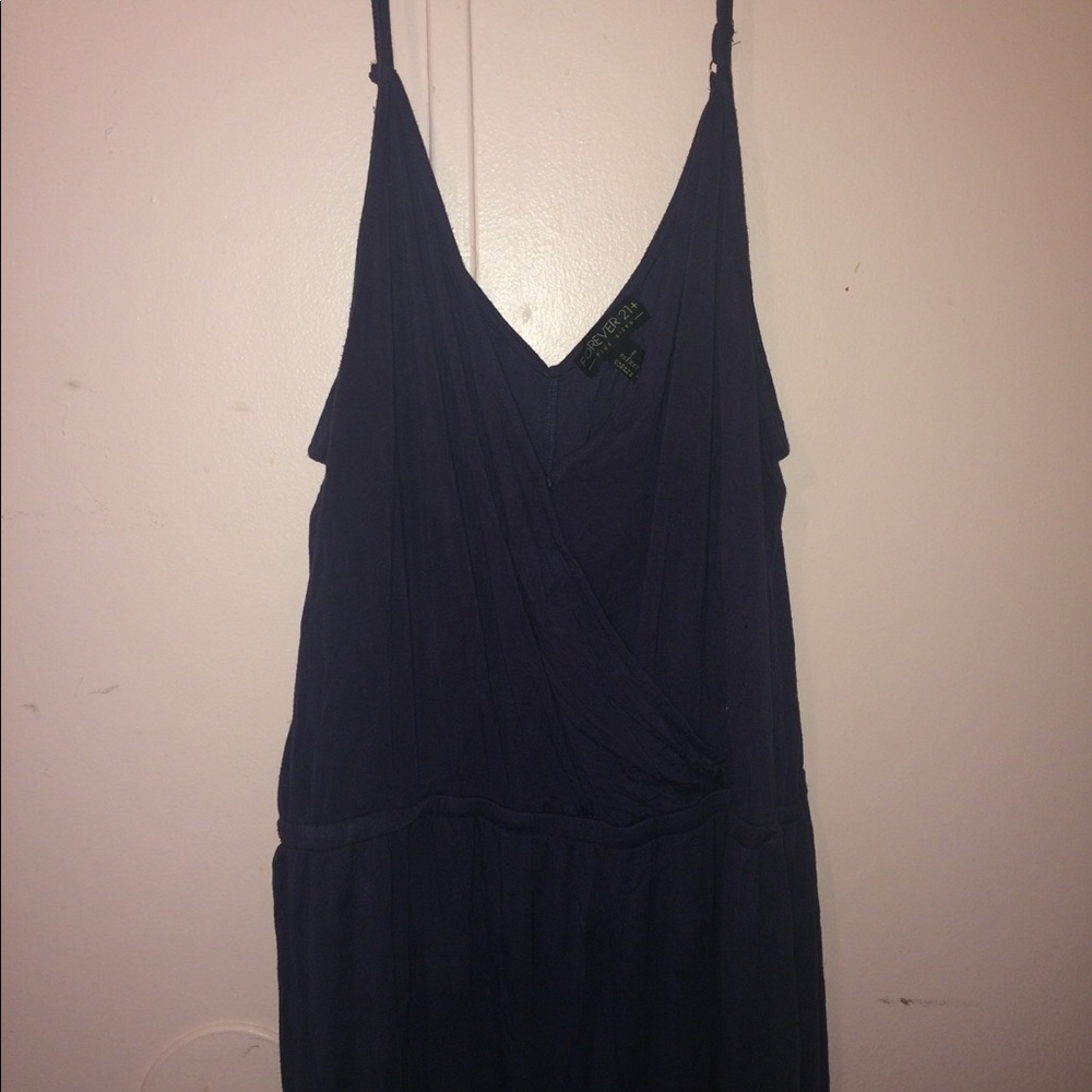 Navy blue jumpsuit